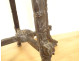 Incense table stand carved ironwood marble Vietnam Indochina 19th century