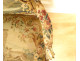 Pair of Louis XV armchairs in wood with Aubusson tapestry, Fable Fontaine