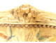 Pair of Louis XV armchairs in wood with Aubusson tapestry, Fable Fontaine