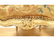 Pair of Louis XV armchairs in wood with Aubusson tapestry, Fable Fontaine