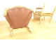 Pair of Louis XV armchairs in wood with Aubusson tapestry, Fable Fontaine