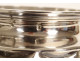 Louis XV sugar bowl in solid silver, Minerva Emile Hugo, cherub, rocaille, 19th century