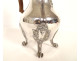 Louis XV coffee pot, solid silver, Minerva, goldsmith Léon Lapar, 19th century