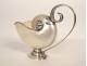 Tiffany &amp; Co. sterling silver mother-of-pearl nautilus sauce boat, 20th century