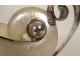 Tiffany &amp; Co. sterling silver mother-of-pearl nautilus sauce boat, 20th century