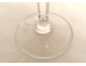 12 Rhine wine glasses Roemers crystal Saint-Louis color Chantilly model 20th century