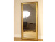 Large Louis XVI mirror with gilded wooden frame and pearls, 19th century