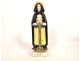 HB Quimper Porson earthenware statuette of Saint Anne of the Bretons anchor, 20th century