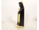 HB Quimper Porson earthenware statuette of Saint Anne of the Bretons anchor, 20th century