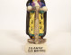 HB Quimper Porson earthenware statuette of Saint Anne of the Bretons anchor, 20th century