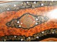 Glove box Amboyna burl with inlay and monogram of Napoleon III, XIX