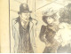 Drawing Francisque Poulbot naughty scene elegant couple bedroom humor 20th century
