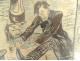 Drawing Francisque Poulbot naughty scene elegant couple bedroom humor 20th century