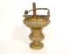 Sprinkler bucket for blessing bronze brass silver plated church late 17th century