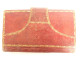 Red morocco leather document holder wallet pouch, 1st Empire, 19th century