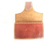 Red morocco leather document holder wallet pouch, 1st Empire, 19th century