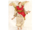 Pair of Neapolitan nativity angels, terracotta santons, sculptures, Naples, 19th century