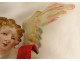 Pair of Neapolitan nativity angels, terracotta santons, sculptures, Naples, 19th century