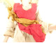 Pair of Neapolitan nativity angels, terracotta santons, sculptures, Naples, 19th century
