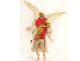 Pair of Neapolitan nativity angels, terracotta santons, sculptures, Naples, 19th century