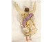 Pair of Neapolitan nativity angels, terracotta santons, sculptures, Naples, 19th century