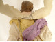 Pair of Neapolitan nativity angels, terracotta santons, sculptures, Naples, 19th century