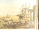 Watercolored optical view of Bayonne, Bayonne, Basset, Paris, late 18th century