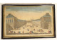 Watercolored optical view of Bayonne, Bayonne, Basset, Paris, late 18th century