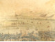 Watercolored optical view of Bayonne, Bayonne, Basset, Paris, late 18th century
