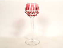 Rhine Roemer crystal Saint-Louis wine glass, Manhattan model, 20th century