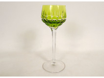 Rhine Roemer crystal Saint-Louis wine glass, Manhattan model, 20th century