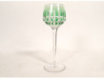 Rhine Roemer crystal Saint-Louis wine glass, Manhattan model, 20th century
