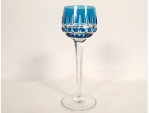 Rhine Roemer crystal Saint-Louis wine glass, Manhattan model, 20th century