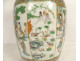 Large Chinese famille verte porcelain vase with palace dragon figures, 18th century