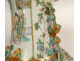 Large Chinese famille verte porcelain vase with palace dragon figures, 18th century
