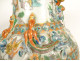 Large Chinese famille verte porcelain vase with palace dragon figures, 18th century