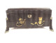 Jewelry box made of lacquered wood with gilding, birds, cranes, flowers, Japan, 19th century