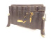 Jewelry box made of lacquered wood with gilding, birds, cranes, flowers, Japan, 19th century