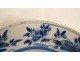 Round dish, Delft earthenware, white and blue, flowers, fruits, tree, 18th century