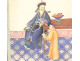 5 Chinese paintings on rice paper, Mandarin women servants, Canton, 19th century