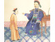 5 Chinese paintings on rice paper, Mandarin women servants, Canton, 19th century