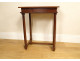 Small Louis XVI money changer&#39;s port table in solid mahogany with 18th century drawer