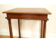 Small Louis XVI money changer&#39;s port table in solid mahogany with 18th century drawer