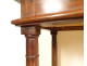 Small Louis XVI money changer&#39;s port table in solid mahogany with 18th century drawer
