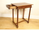 Small Louis XVI money changer&#39;s port table in solid mahogany with 18th century drawer