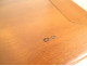 Small Louis XVI money changer&#39;s port table in solid mahogany with 18th century drawer