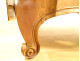 Louis XV chest of drawers with crossbow doors, carved walnut, gilt bronze, 18th century