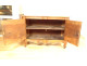 Louis XV chest of drawers with crossbow doors, carved walnut, gilt bronze, 18th century