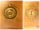 Louis XV chest of drawers with crossbow doors, carved walnut, gilt bronze, 18th century