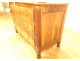 Louis XV chest of drawers with crossbow doors, carved walnut, gilt bronze, 18th century